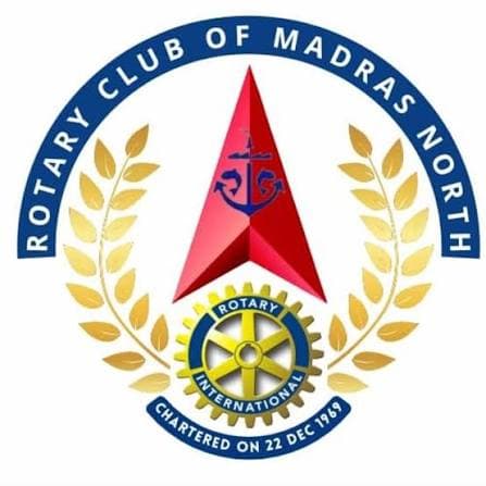 Rotary Club of Madras North emblem